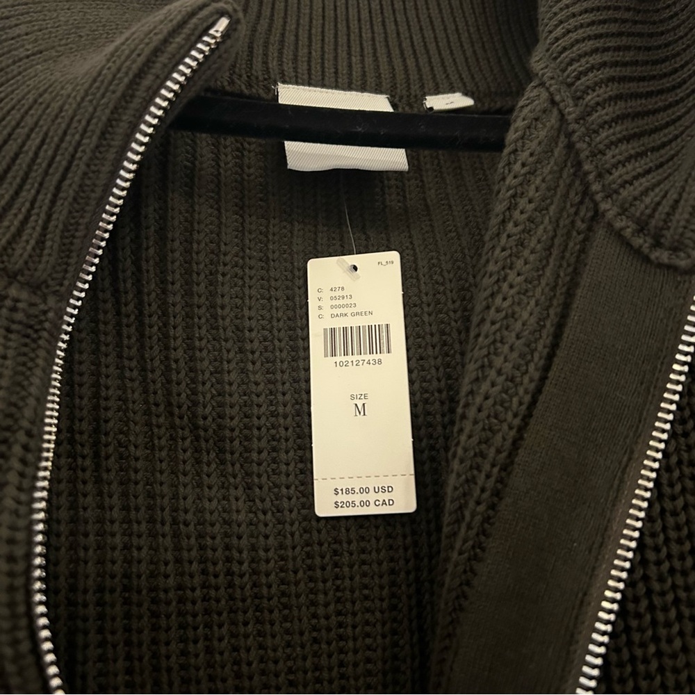NWT Varley Anthropologie Tessa Zip Through Knit Jacket - Picture 8 of 9